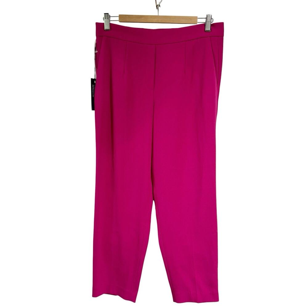 BABATON Conan Cropped Pants Grenada Pink Women size 8 Slim‎ Leg Pull On Mid Rise